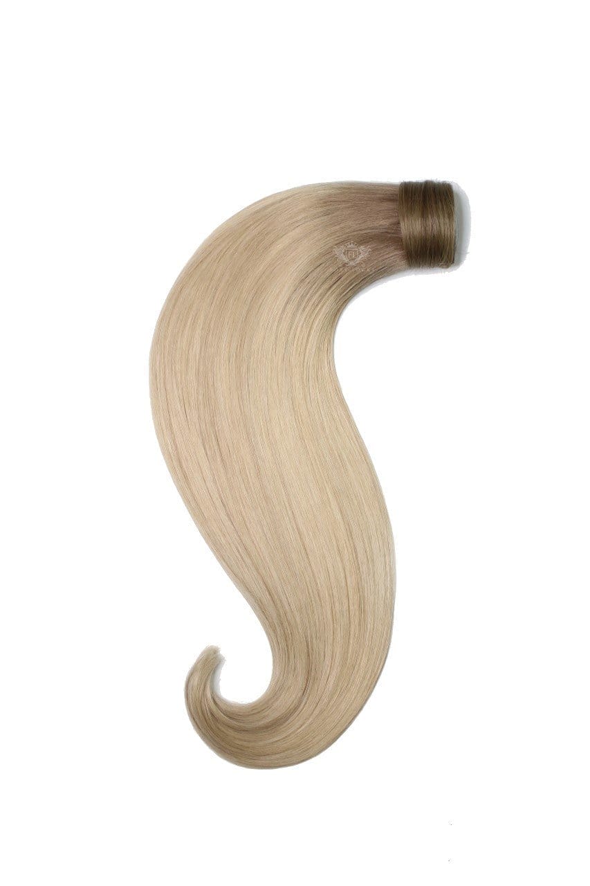 Image of SANTORINI BLONDE - WRAP PONYTAIL CLIP IN HAIR EXTENSIONS 12 / 16 / 22 / 26 INCH