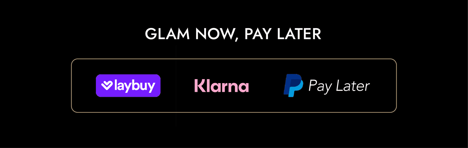 glam now, pay later