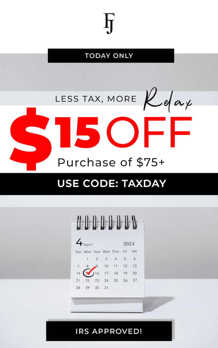 Get \\$15 off \\$75 with code TAXDAY