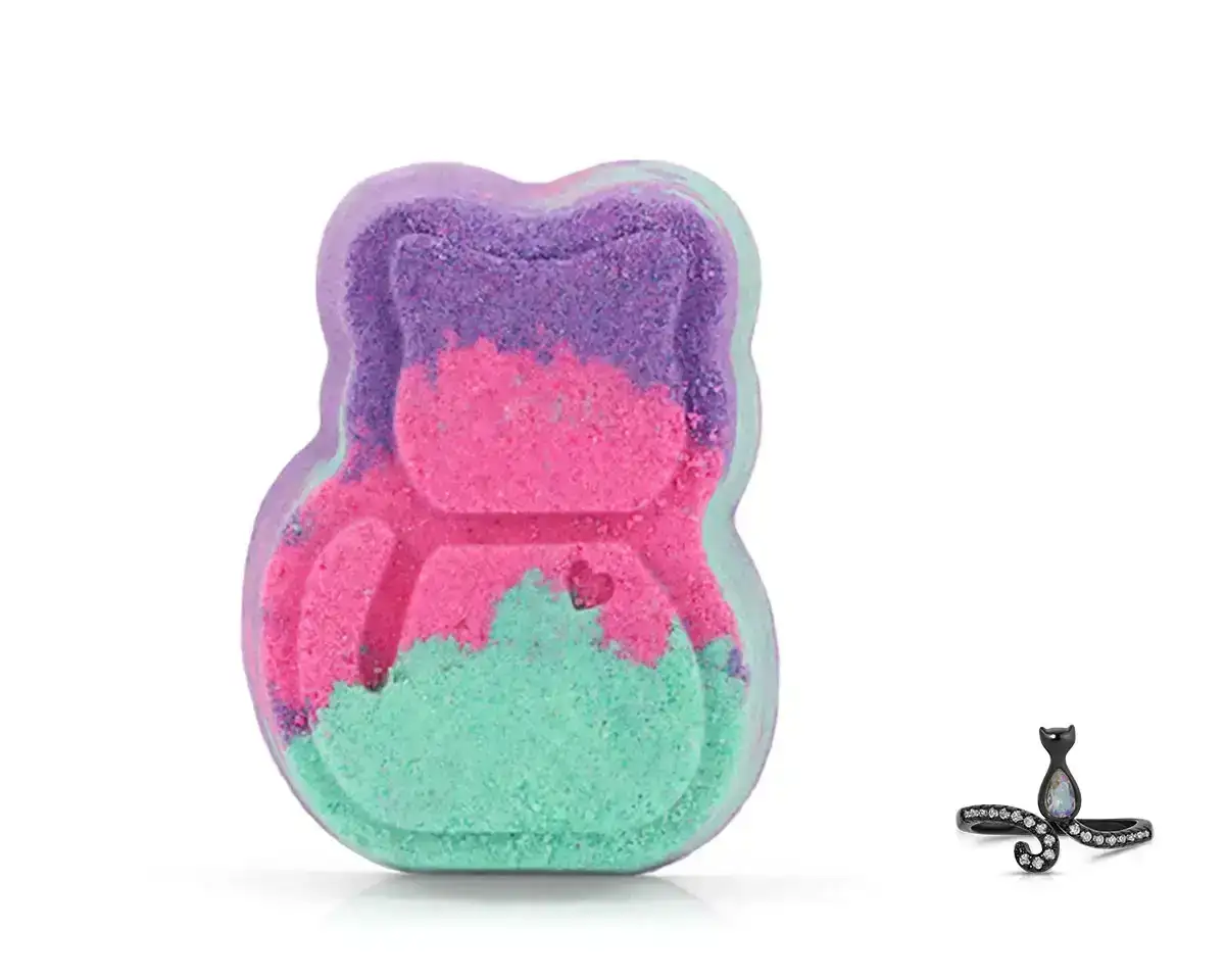 Image of Rainbow Cat - Bath Bomb