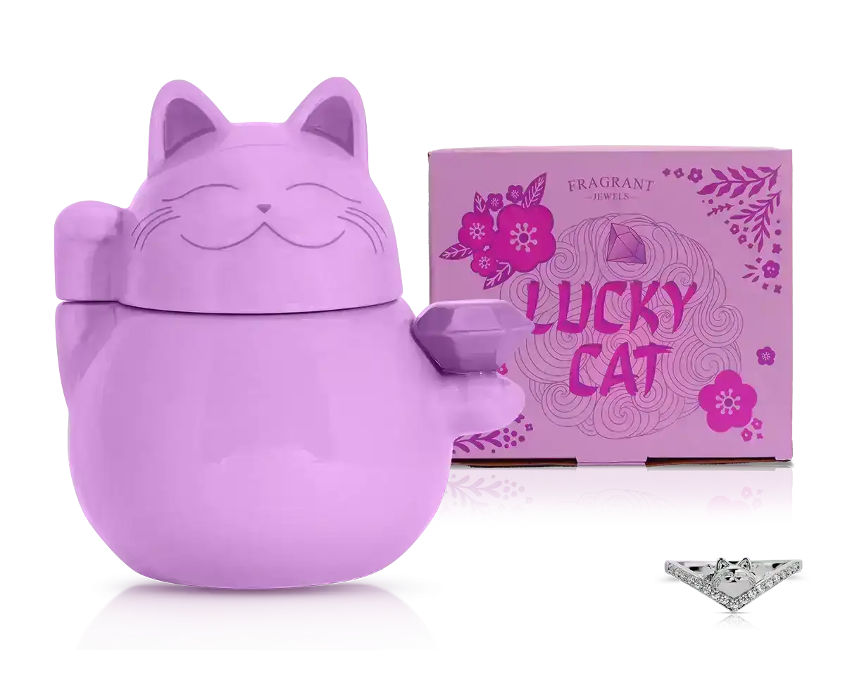 Image of Lucky Cat - Jewel Candle