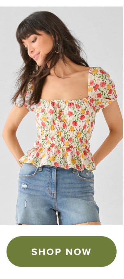 Kristin Floral Emma Blouse