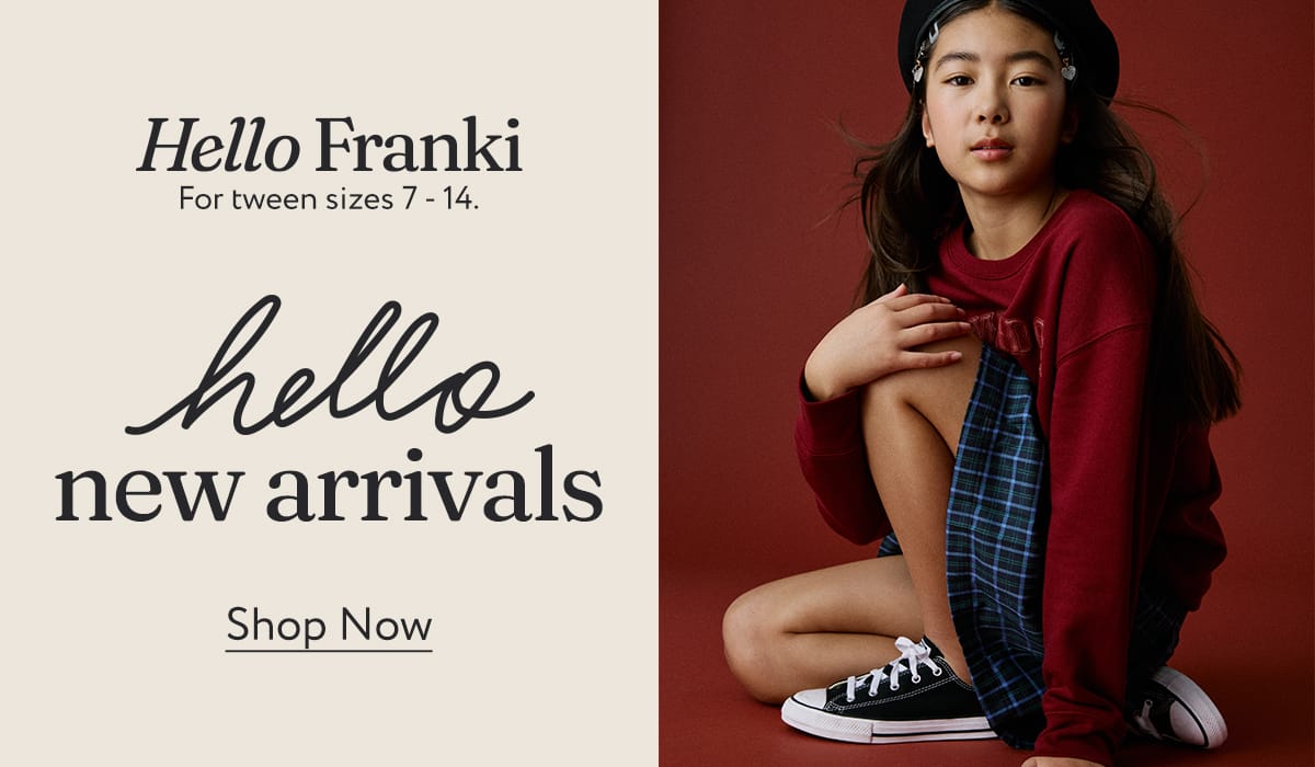 Shop HelloFranki- fashion for tweens size 7-14