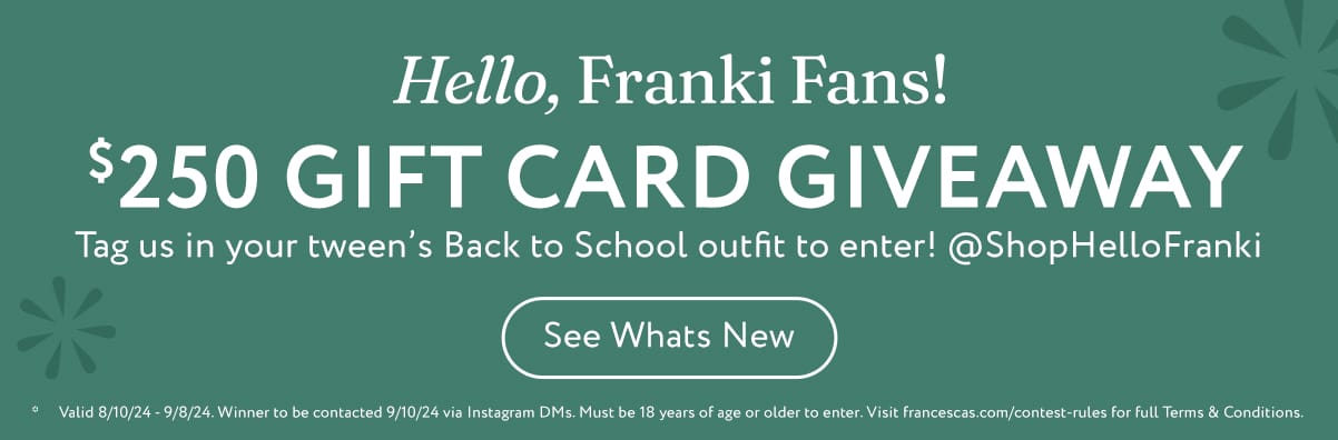 Shop HelloFranki- fashion for tweens size 7-14