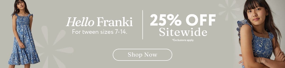 shop franki by francescas- fashion for girls 7-14