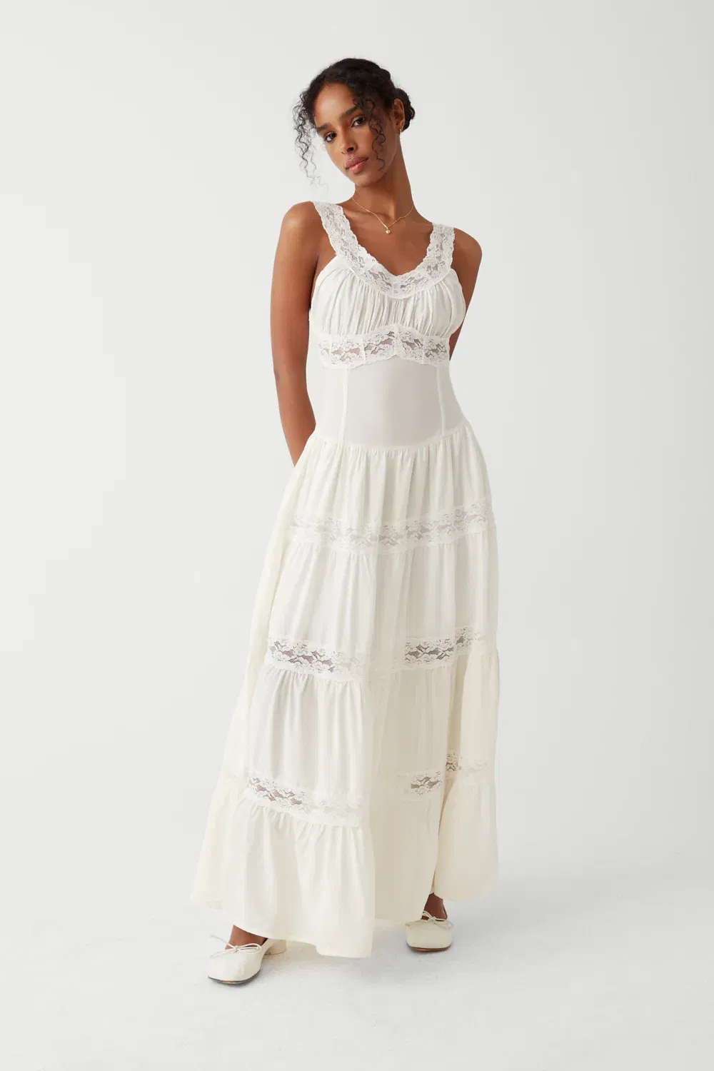 Image of Dakota Maxi Dress - White