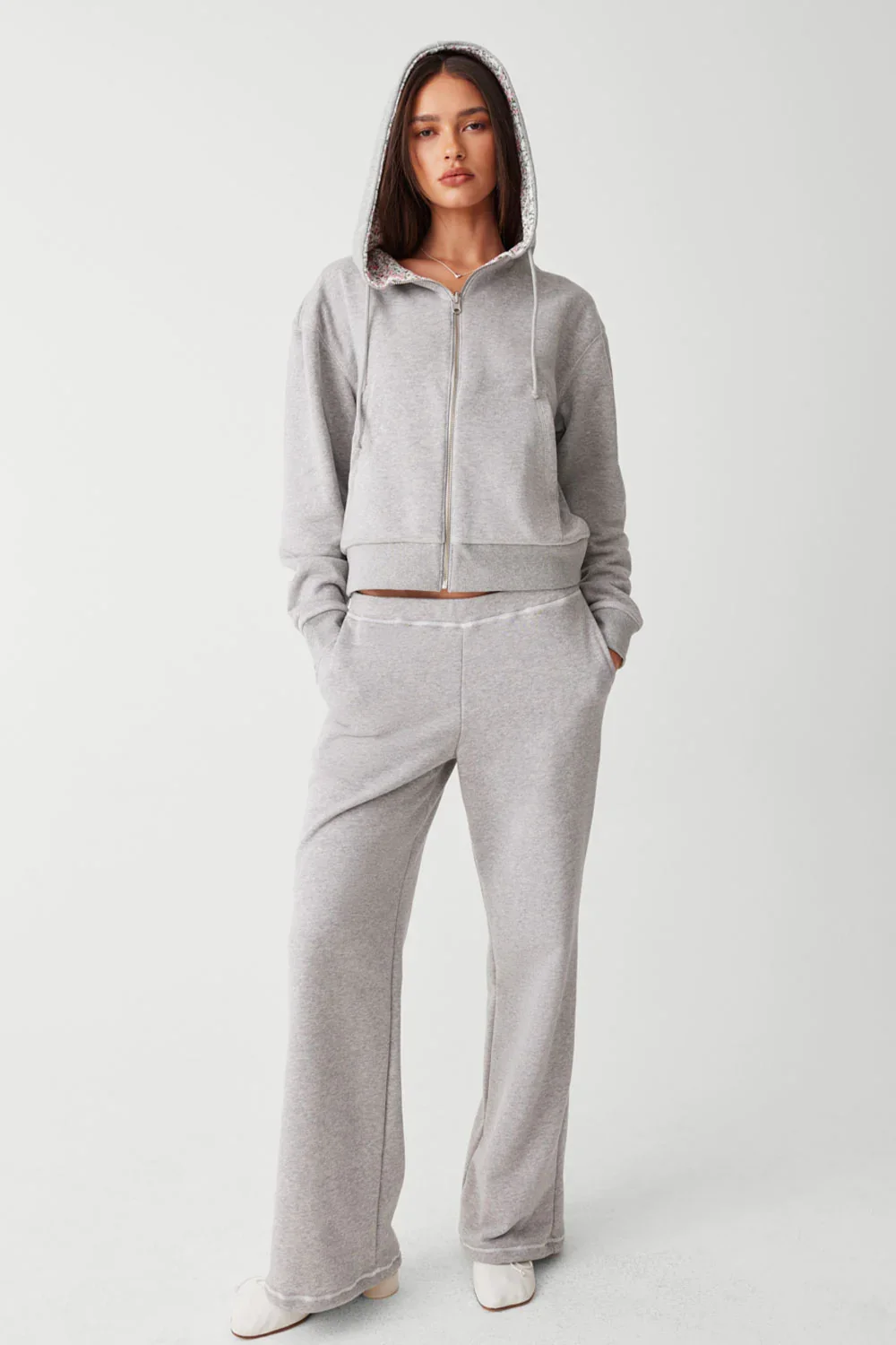 Image of Avalon Sweat Pant - Heather Grey / Baby Blanket