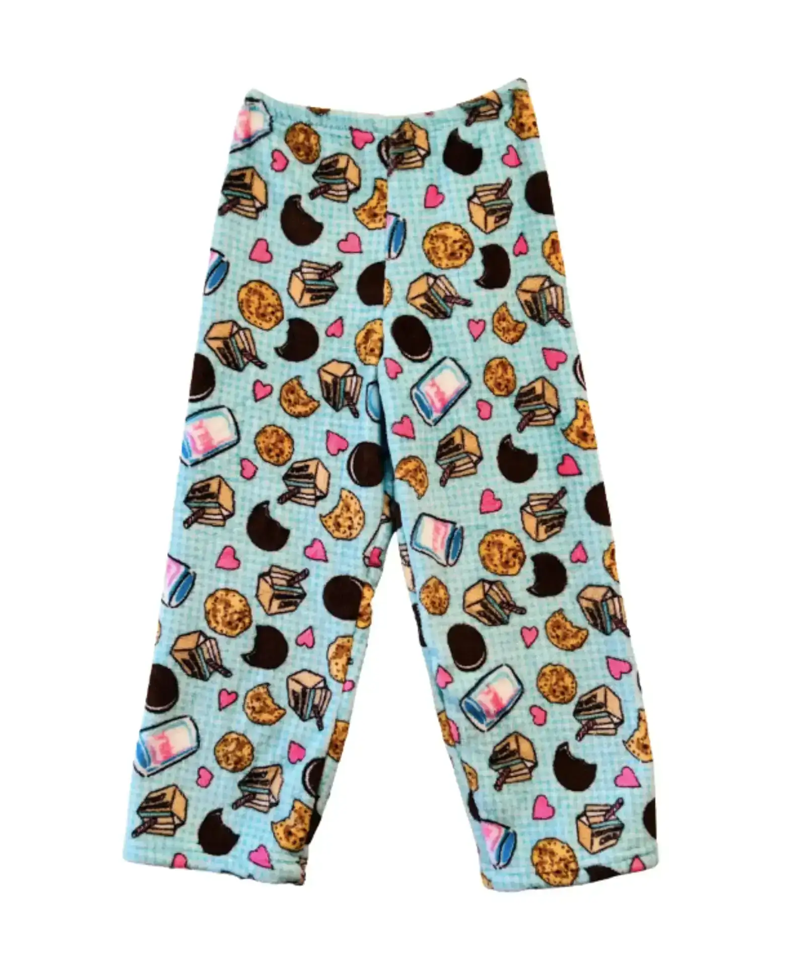 Image of Made with Love and Kisses Girls Milk and Cookies Aqua Pants