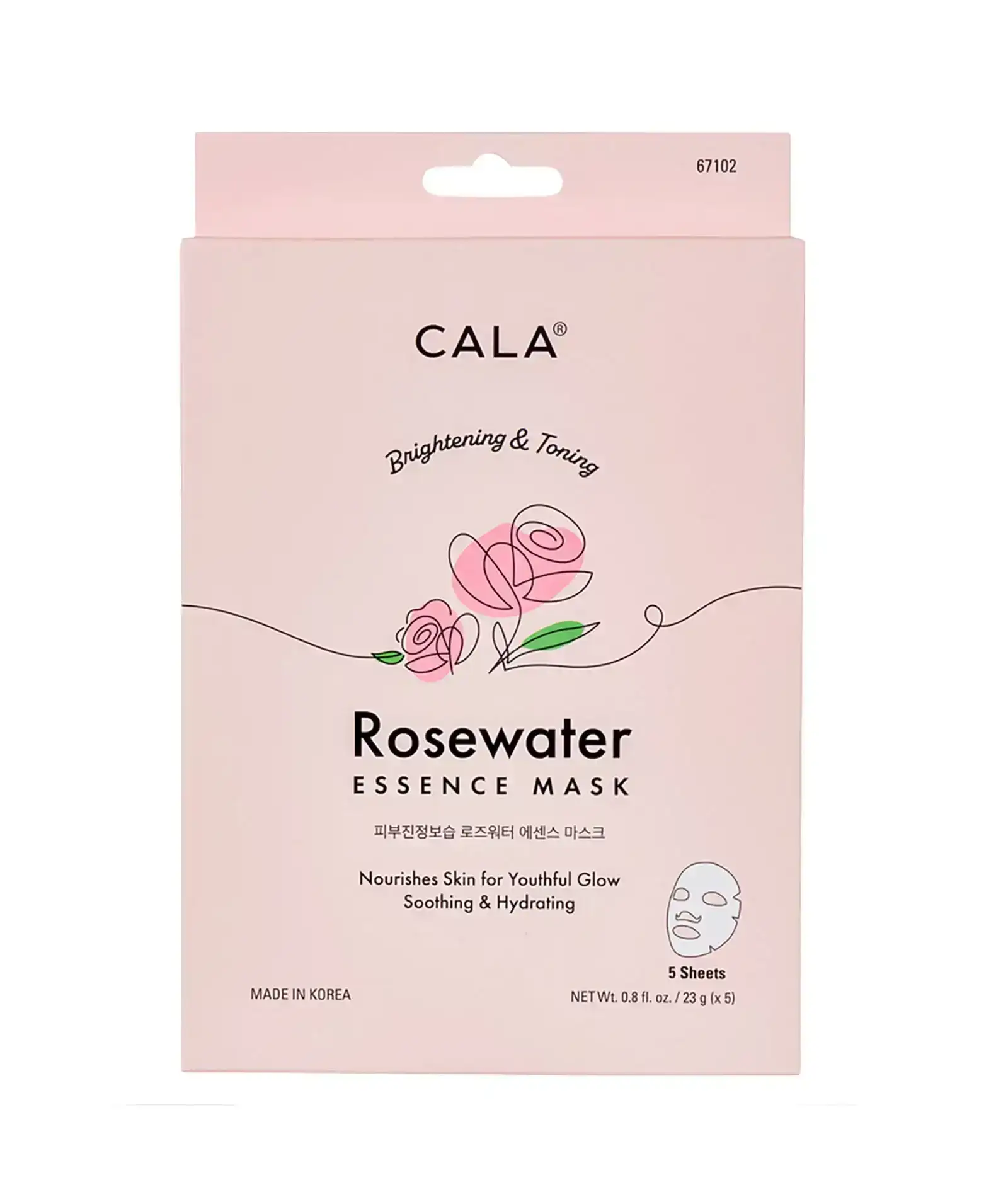 Image of Rosewater Essence Sheet Face Mask