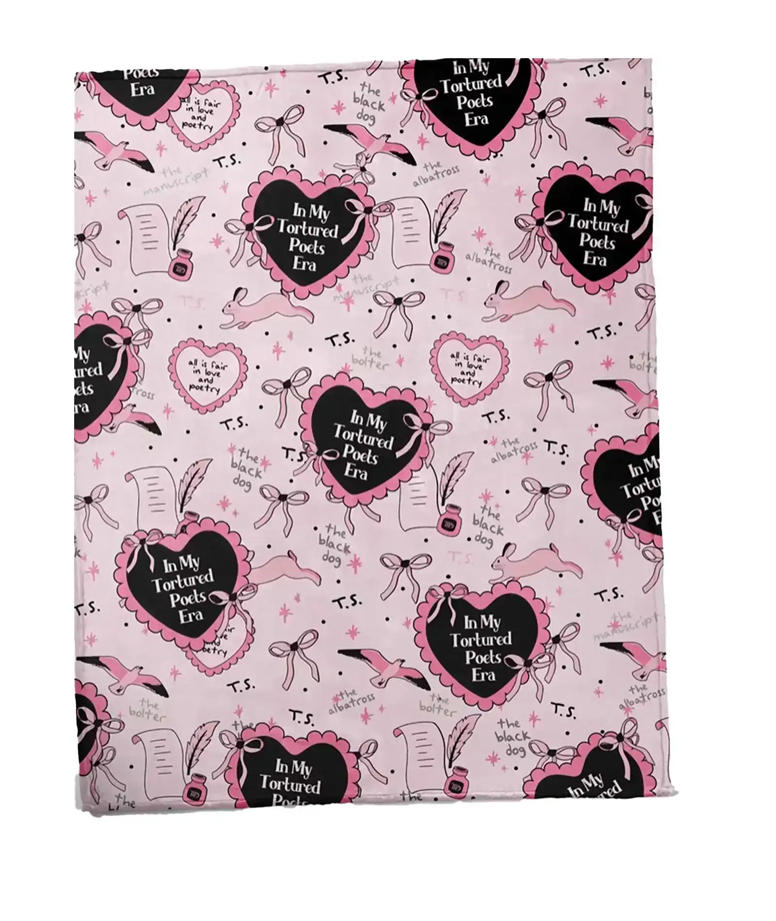 Image of Swiftie Poets Cozy Blanket