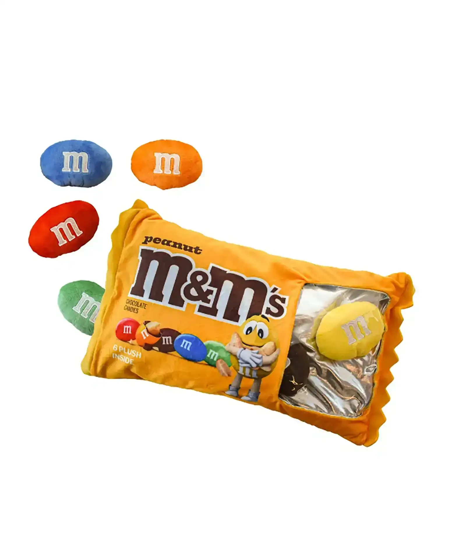 Image of iScream Peanut M&M Package Plush Pillow