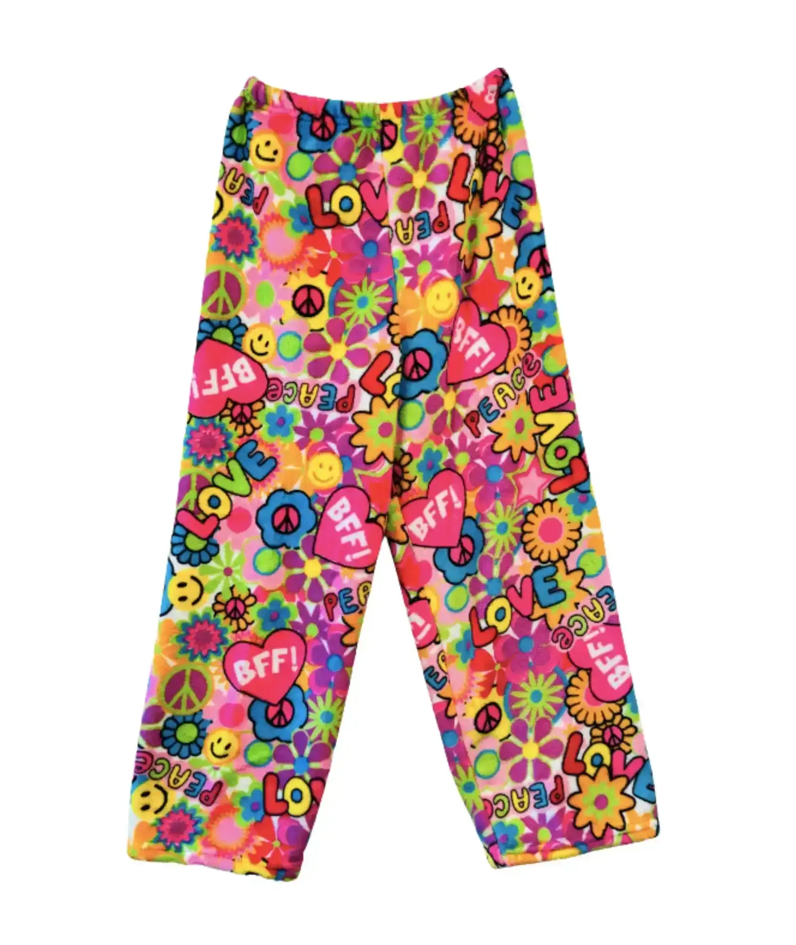 Image of Made with Love and Kisses Girls BFF Flower Power Pants