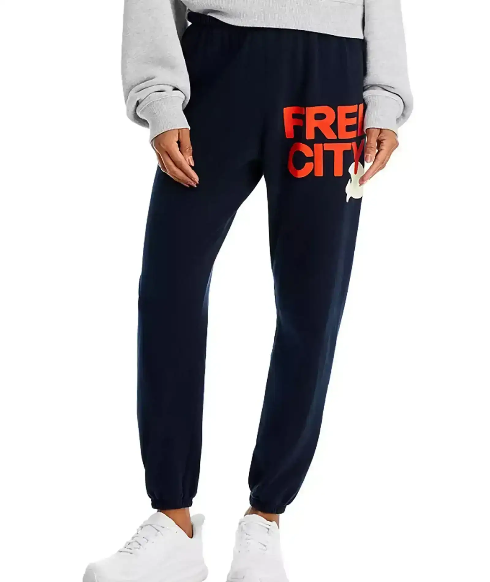 Image of FREECITY Women Large Sweatpants Squid Ink Electric