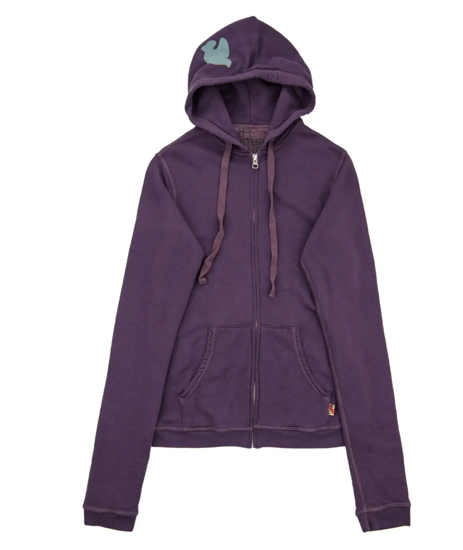 Image of FREECITY Women Superfluff Lux Zip Hoodie Plumshroom