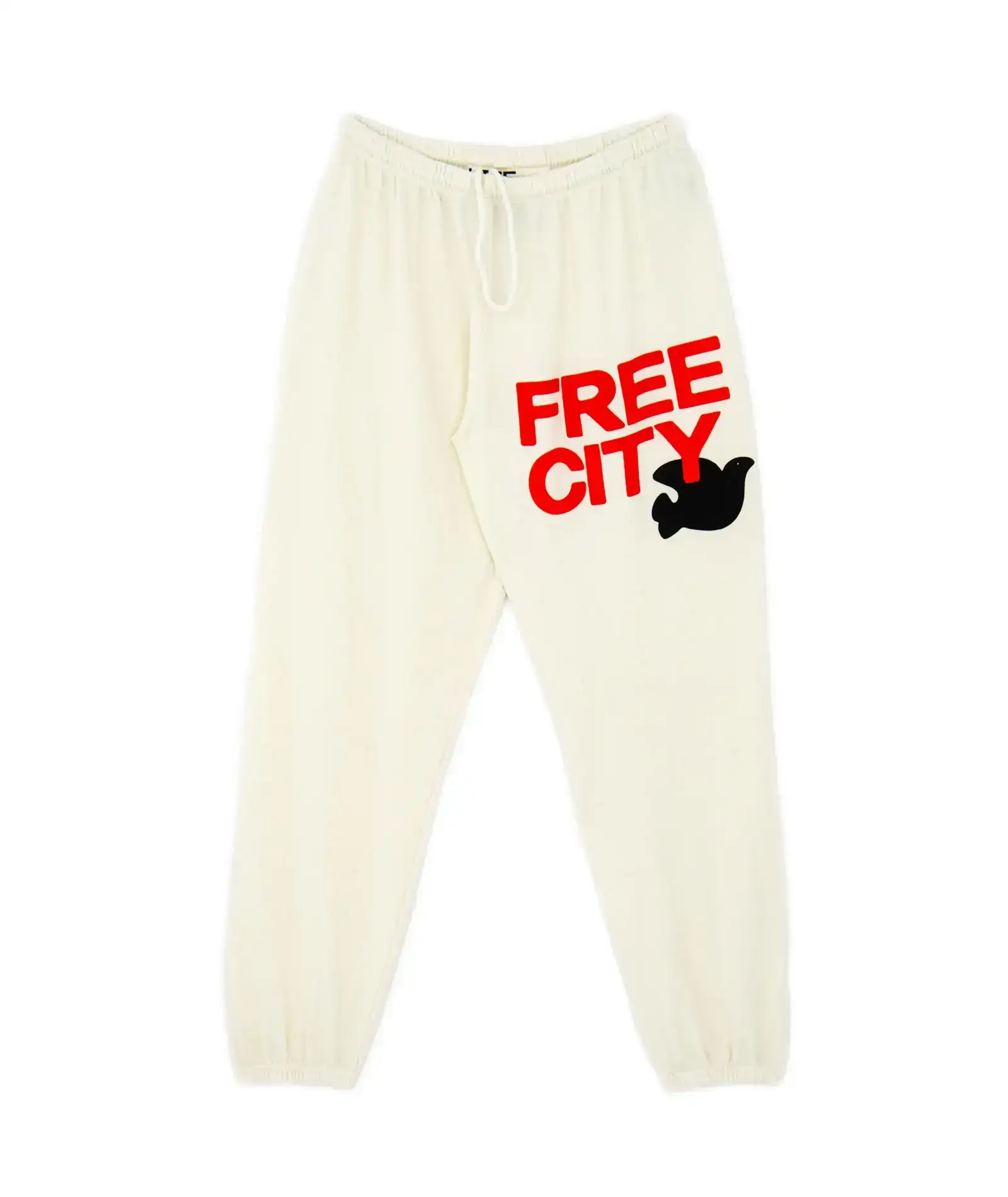 Image of FREECITY Women Large Sweatpants Creamy Yum