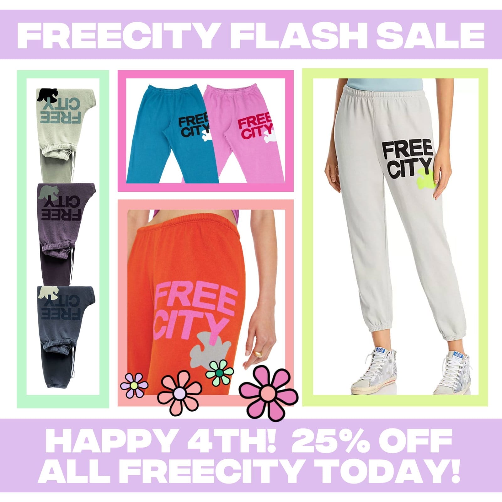 Freecity Flash Sale Happy 4th! 25% Off All Freecity Today!