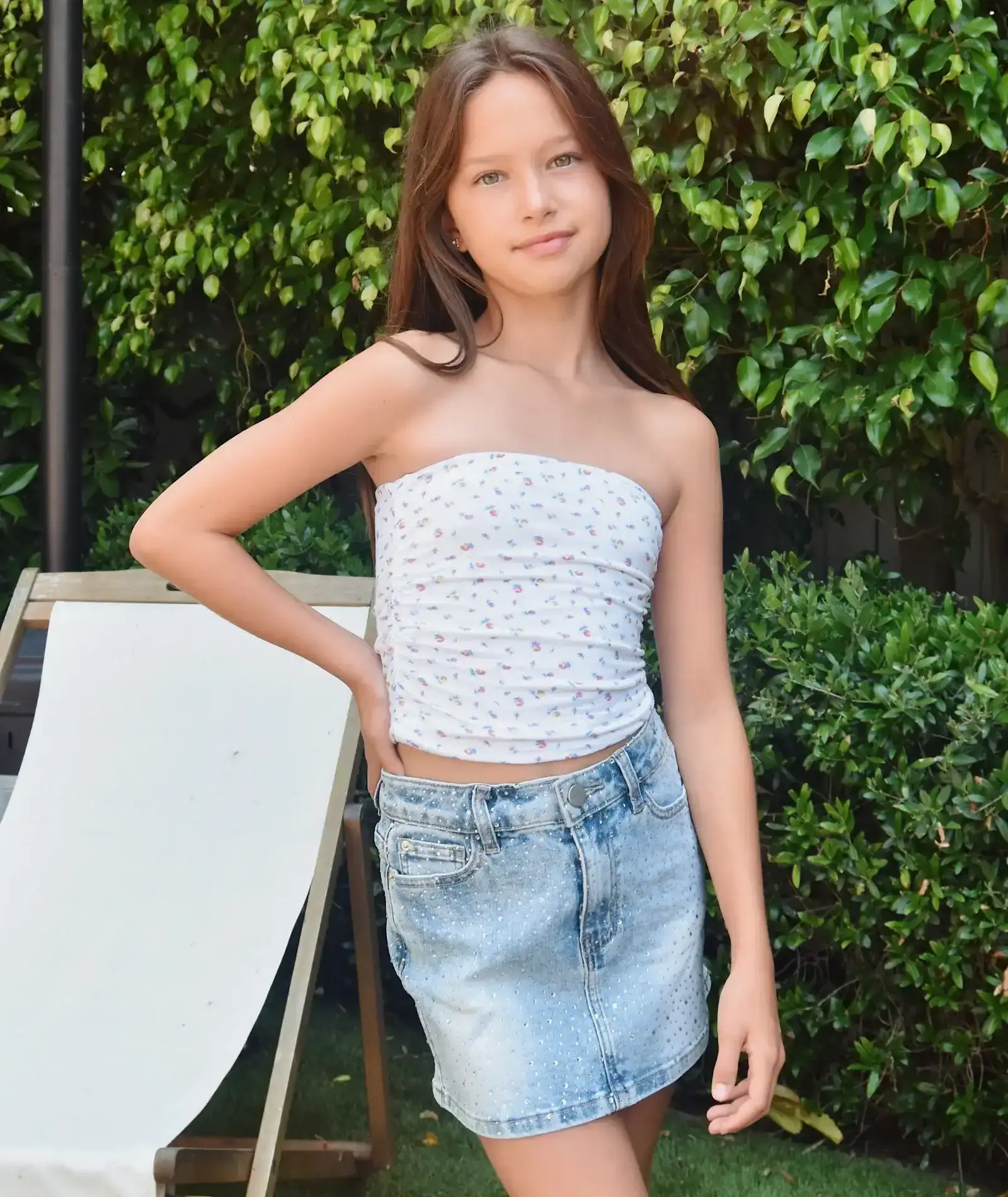 Image of Katie J NYC Girls Jay Tube Top Multi Floral