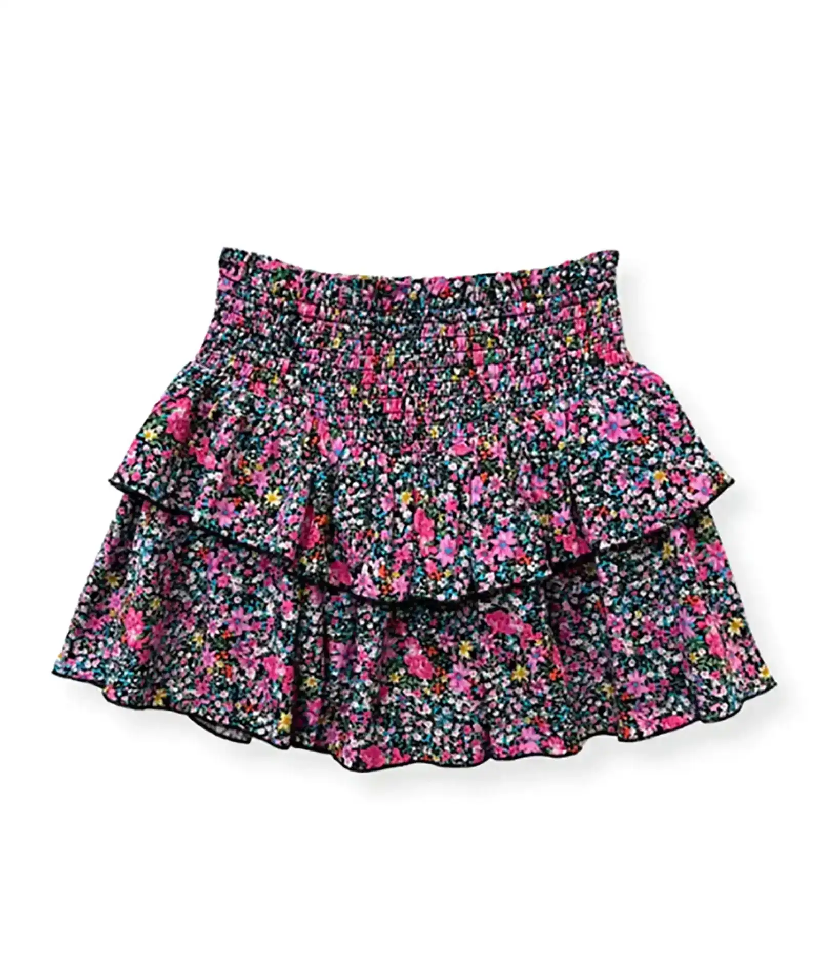 Image of Katie J NYC Girls Bright Floral Brooke Skirt