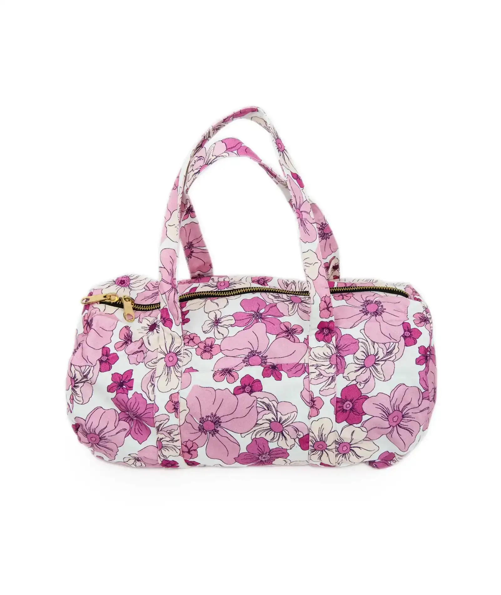 Image of Theme Girls Duffle White 70's Floral