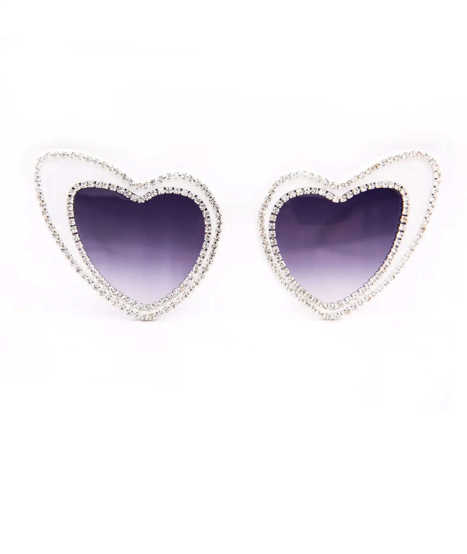 Image of Bari Lynn Large Crystal Heart Sunnies