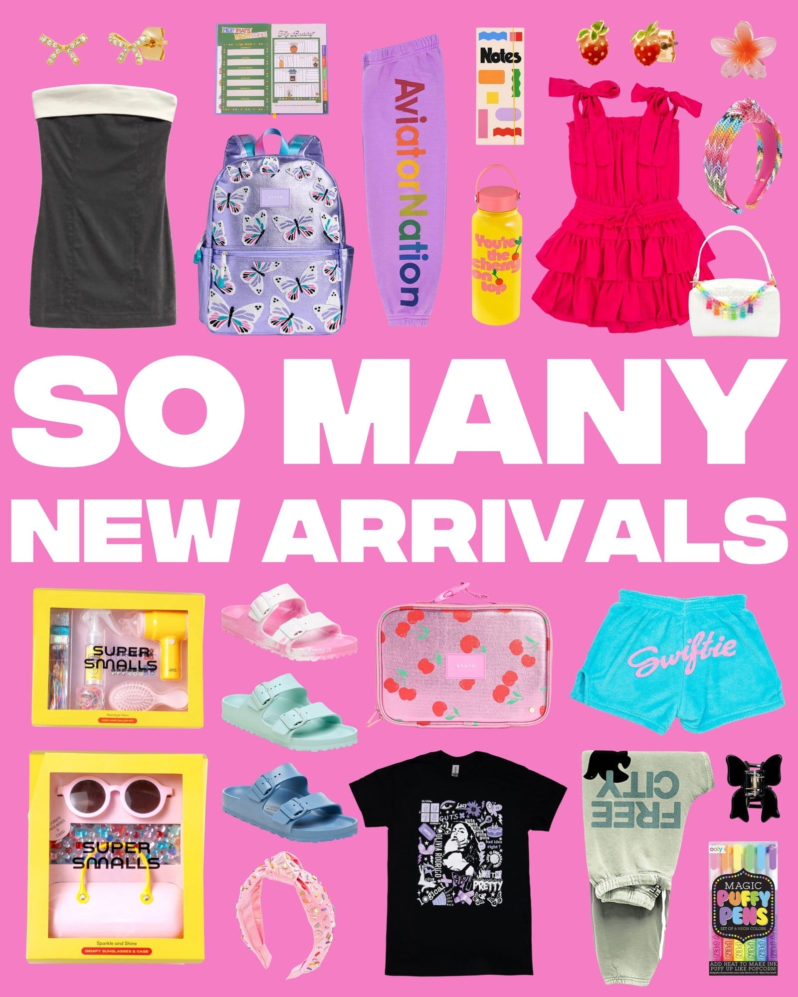 so many new arrivals