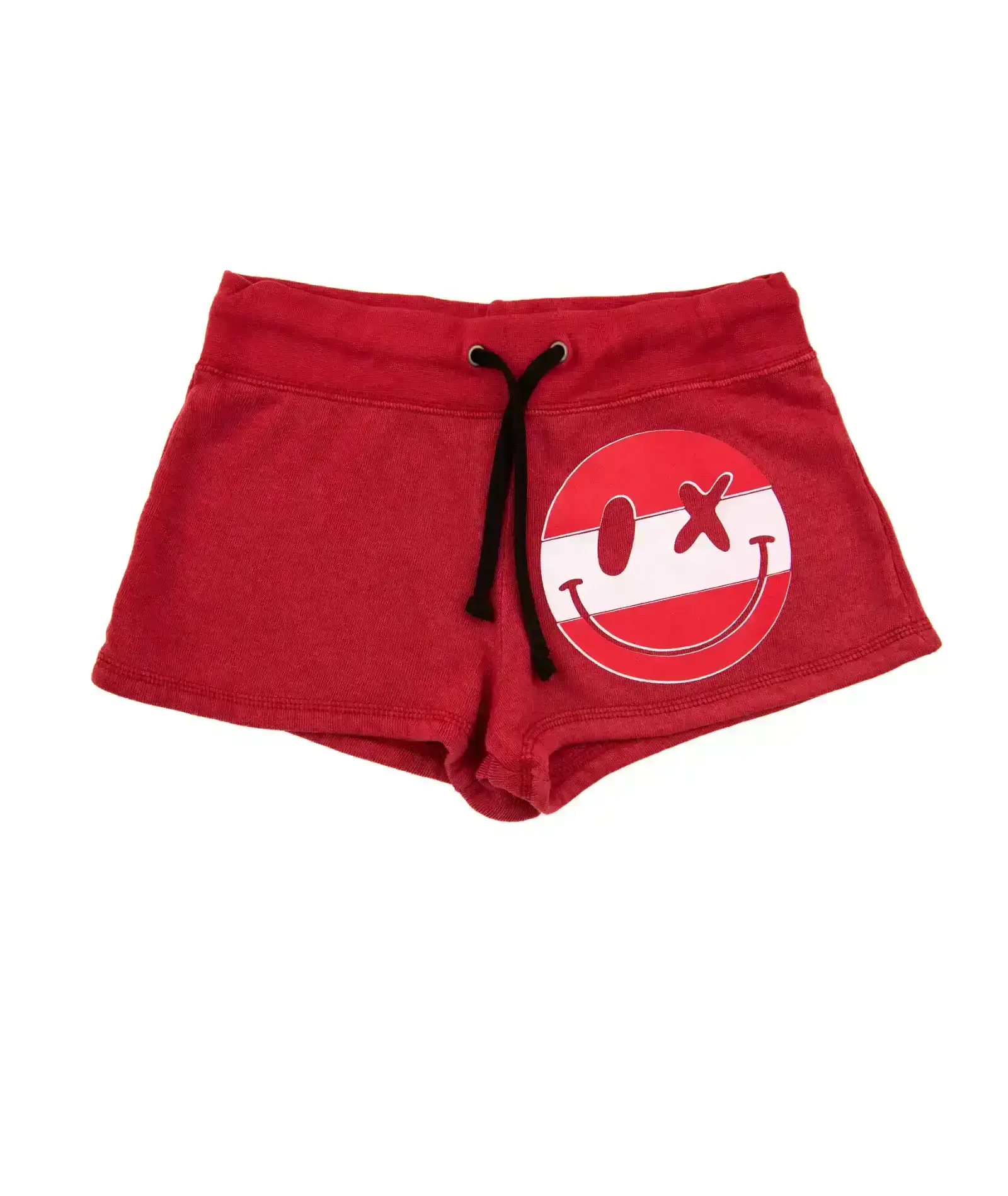 Image of Love Junkie Girls Camp Shorts Red