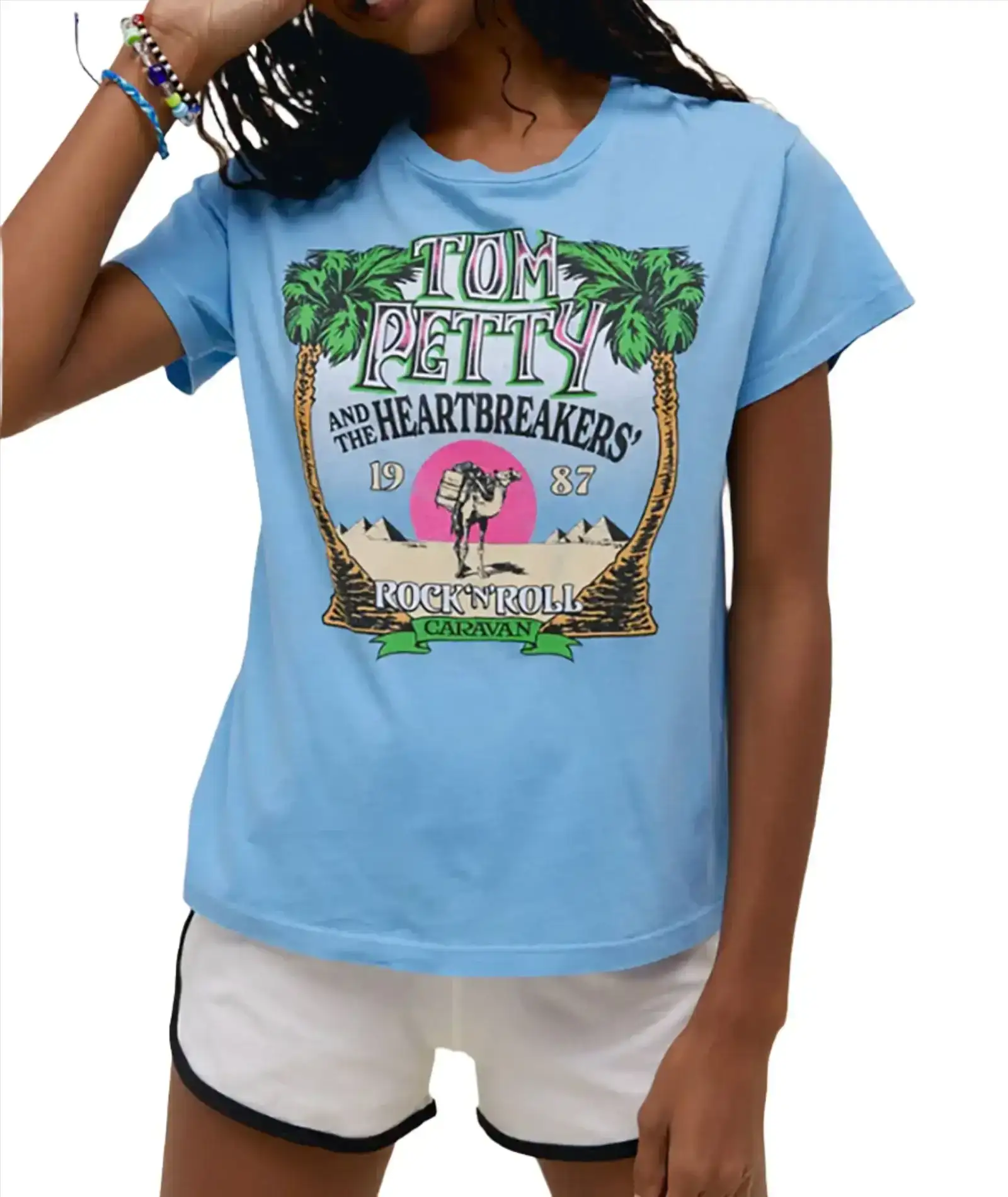 Image of Daydreamer Women Tom Petty Rock N Roll Caravan Solo Tee