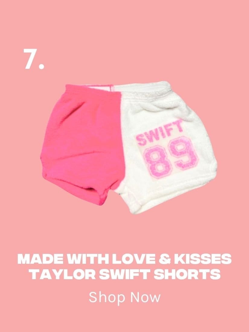 Made With Love & Kisses Taylor Swift Shorts