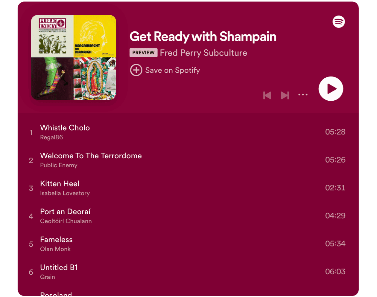 Get ready with shampain playlist