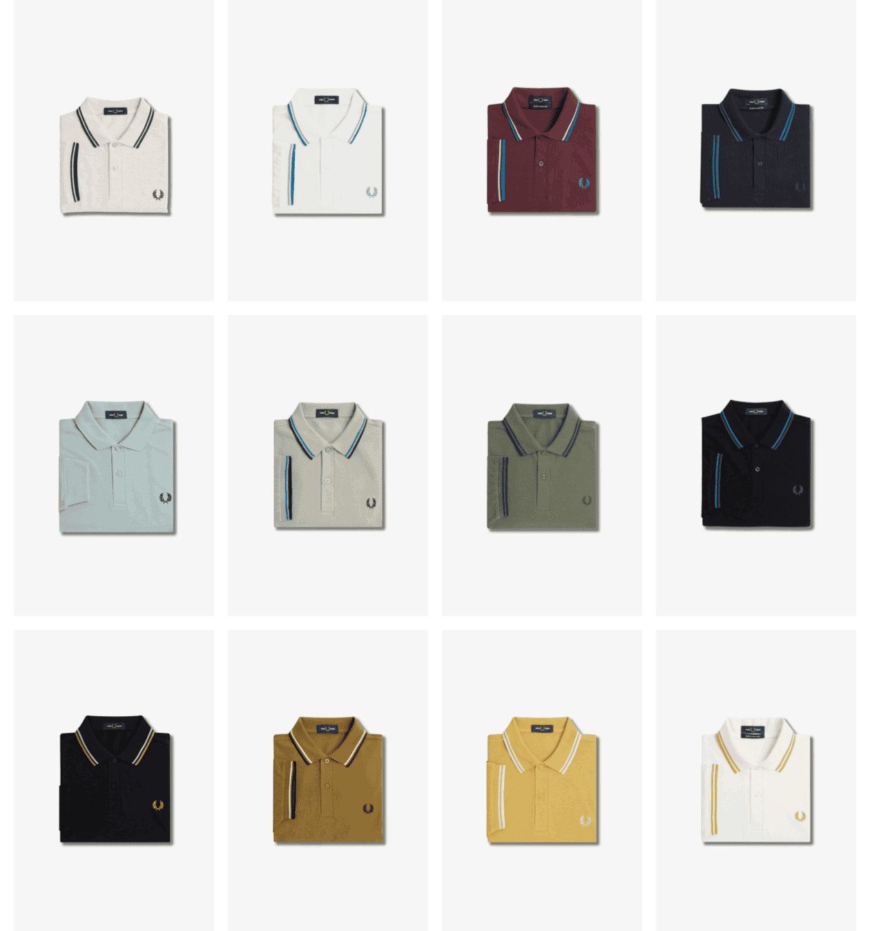 Mens Fred Perry Shirt Collage