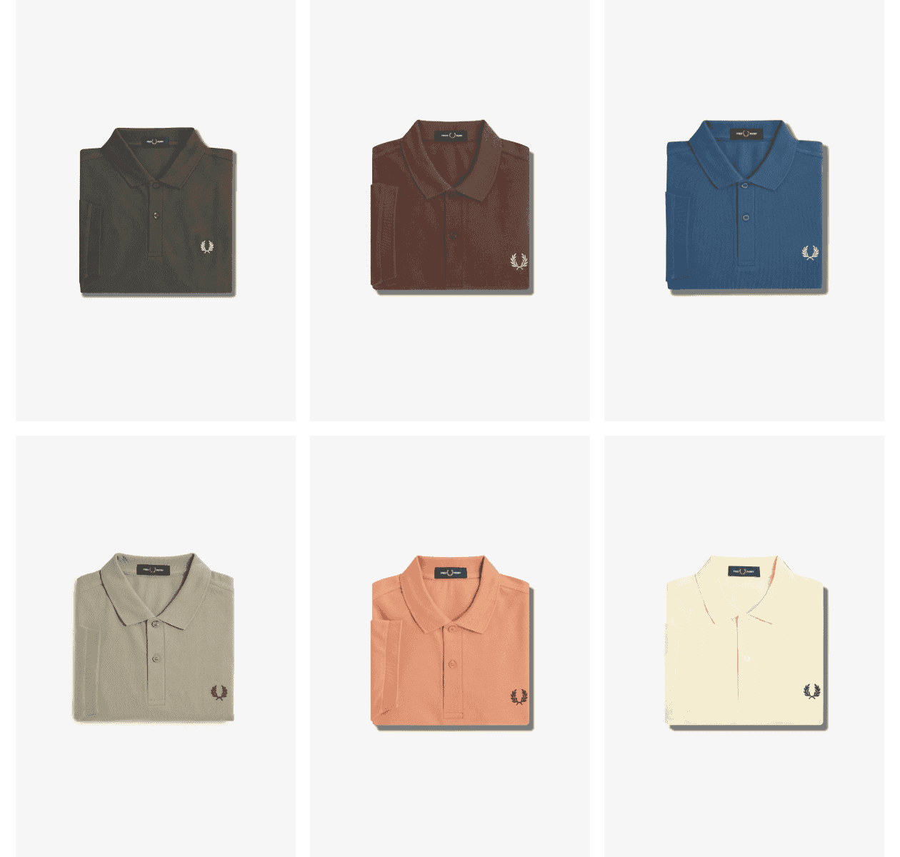 Men's Plain Fred Perry Shirts