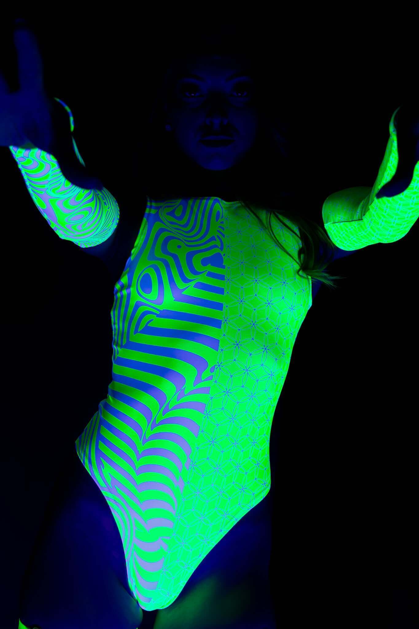 Image of Voltage High Neck Bodysuit