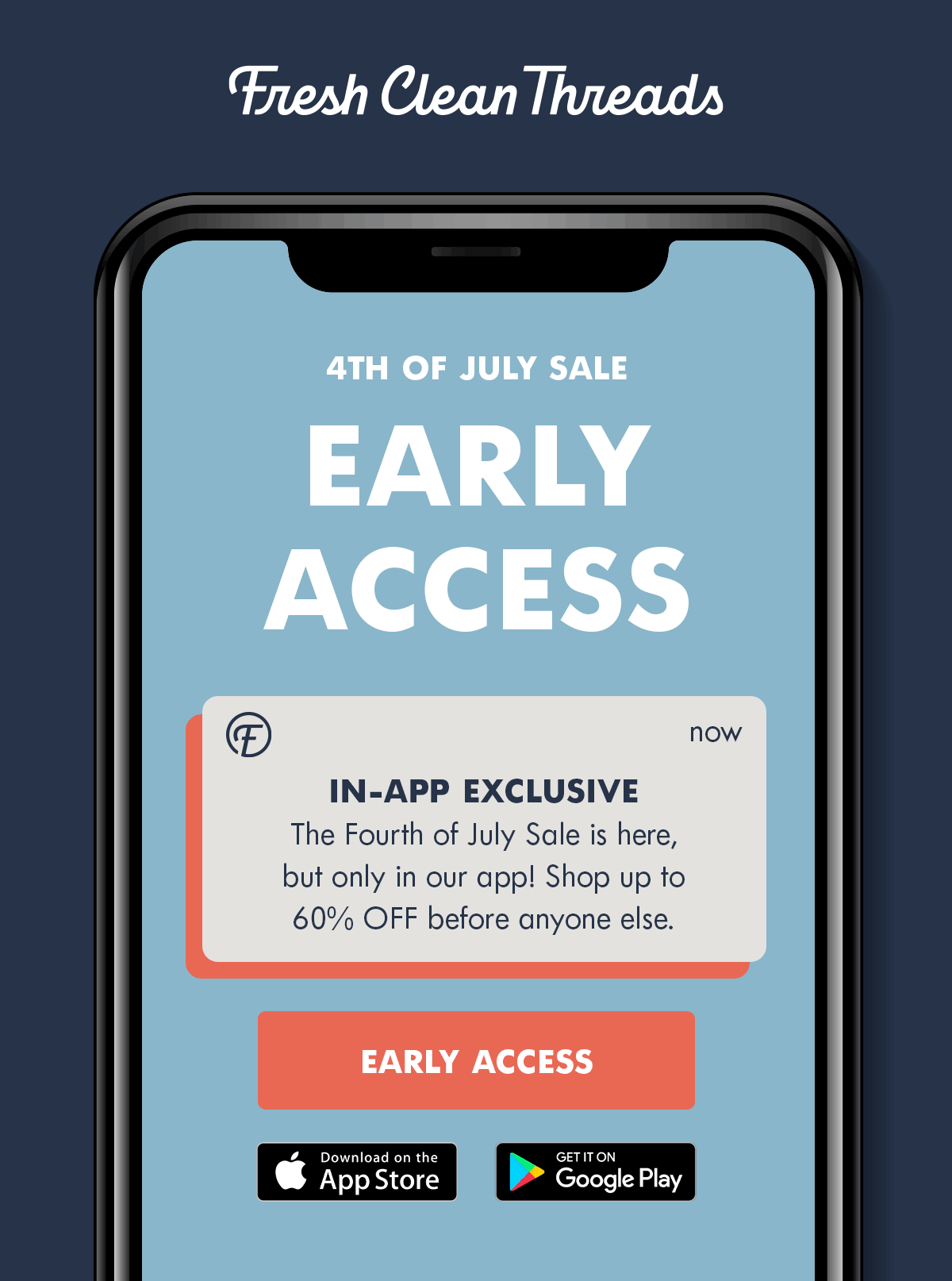 4th of july sale early access