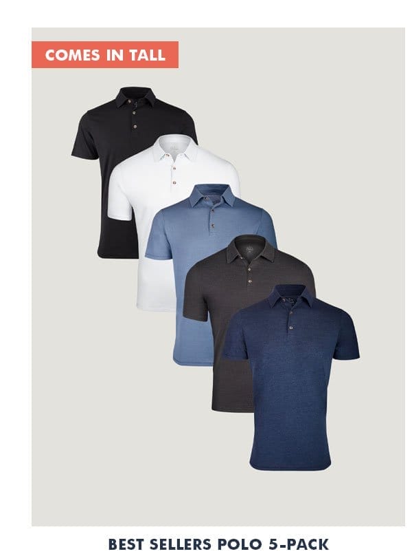 Best sellers polo 5 pack.