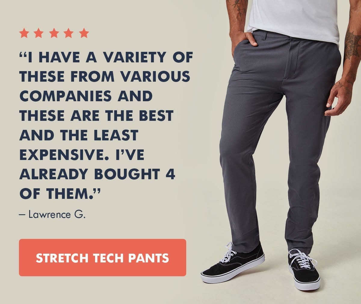 Shop tech pants