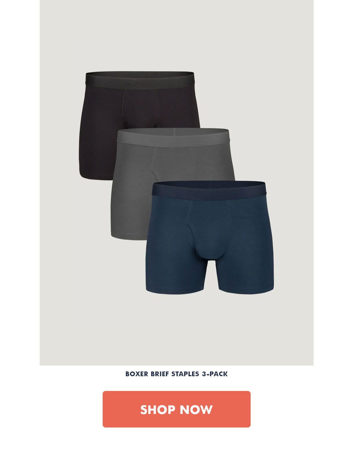 Boxer brief staples 3-pack