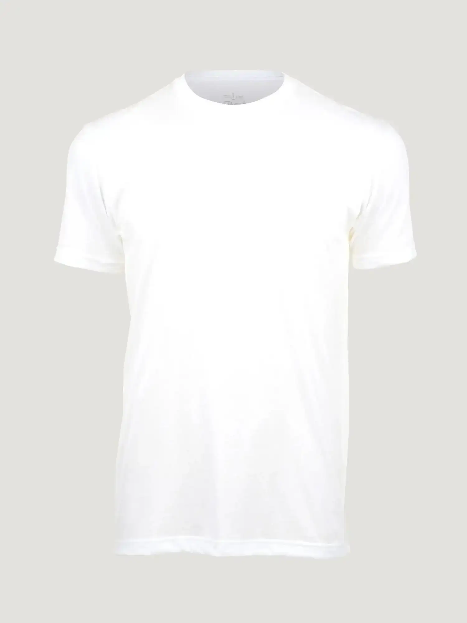 Image of White Crew Neck