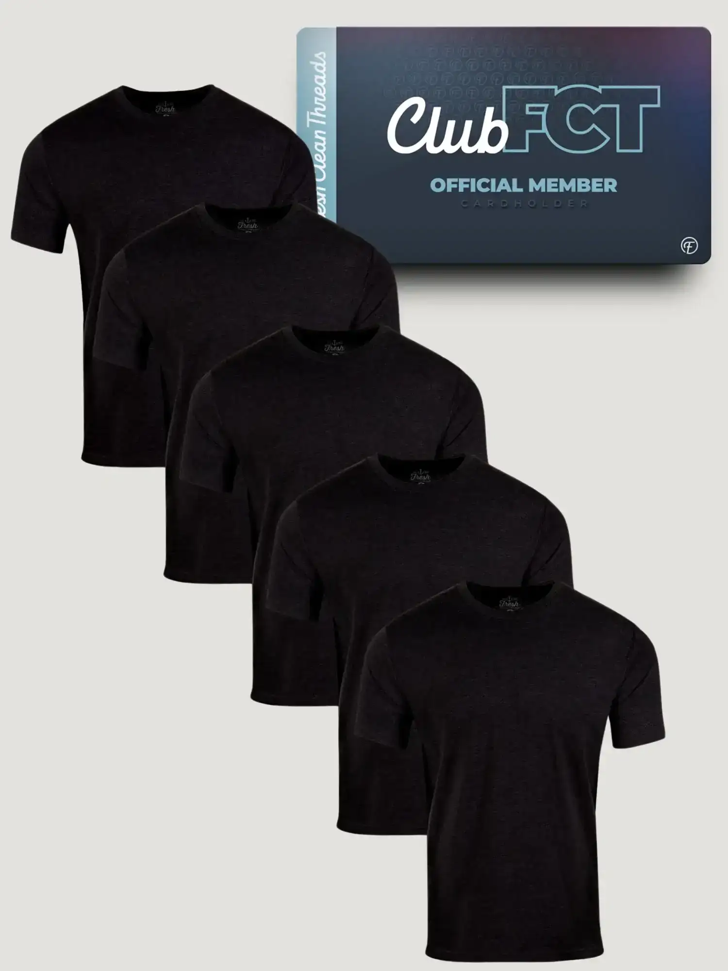 Image of All Black Member 5-Pack