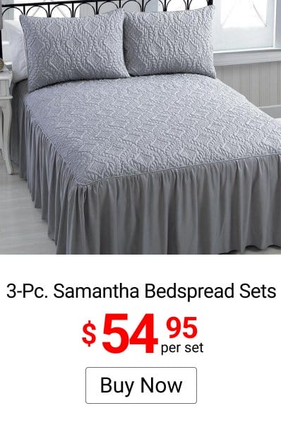 3-Pc. Samantha Bedspread Sets