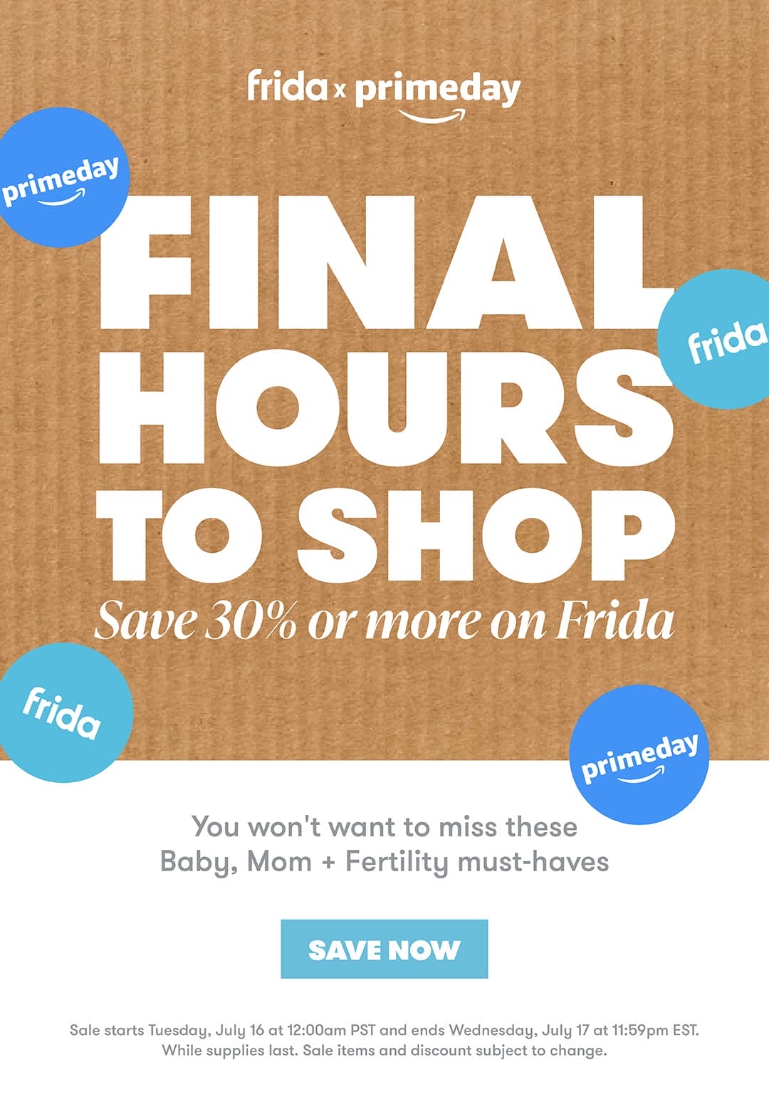 FINAL HOURS TO SHOP