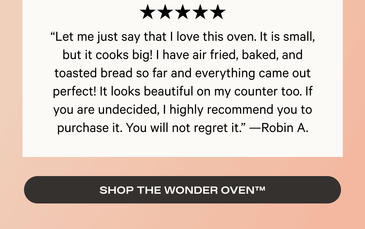 SHOP THE WONDER OVEN TM