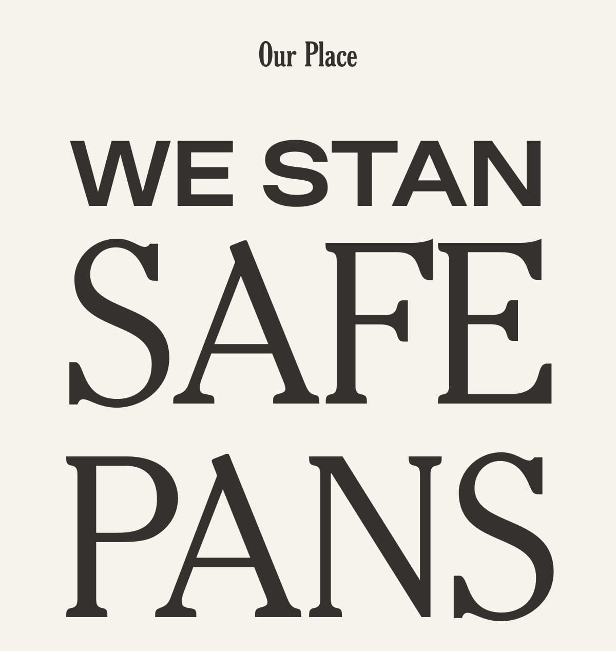 Our Place - We Stan Sage Pans