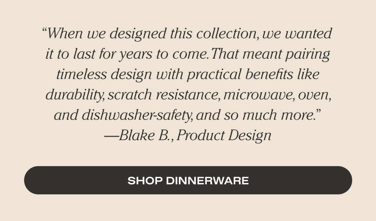 SHOP DINNERWARE