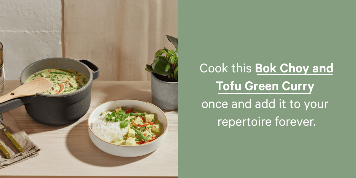 Cook this Bok Choy and Tofu Green Curry once and add it to your repertoire forever.