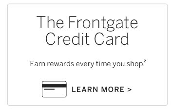 The Frontgate Credit Card