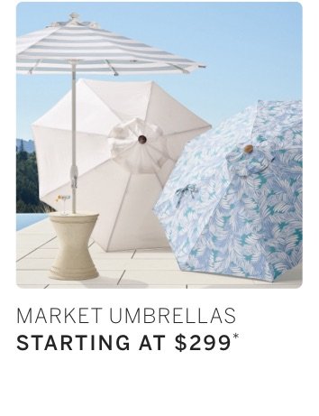 Market Umbrellas Starting at \\$299*