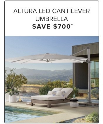Altura LED Cantilever Umbrella Save \\$700*
