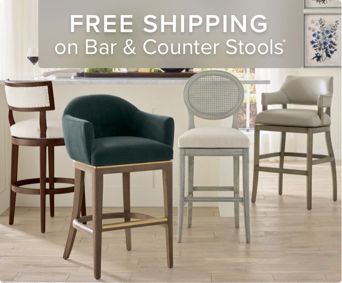 Free Shipping on Bar & Counter Stools*