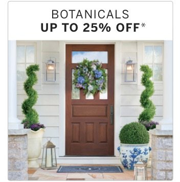 Botanicals Up to 25% off + Free shipping*