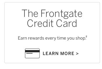 The Frontgate Credit Card